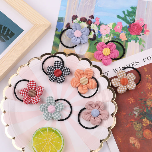 Cintas para el Cabello Infantiles con Flores de Colores - Accesorios Escolares