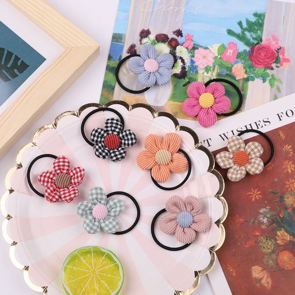 Cintas para el Cabello Infantiles con Flores de Colores - Accesorios Escolares