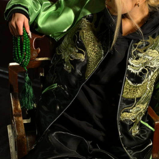 Chaqueta Yokocho Bordada Estilo Chino Unisex - Image 7