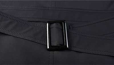 Chaqueta Cortavientos Doble Botonadura con Forro de Lana Desmontable para Hombre - Image 23