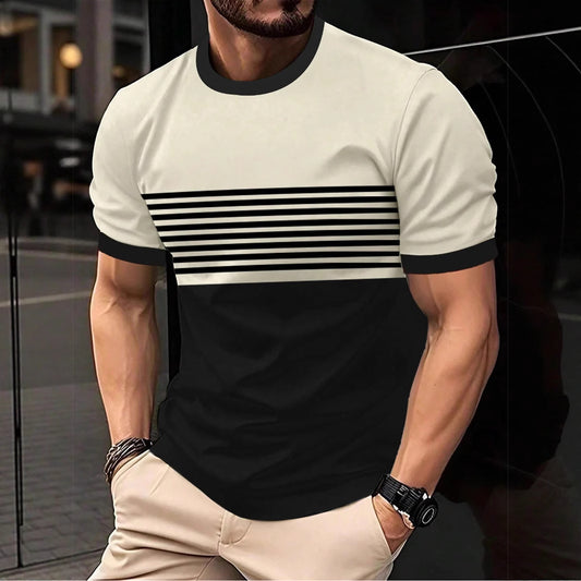 Camisa Casual Minimalista de Manga Corta para Hombre - Image 2