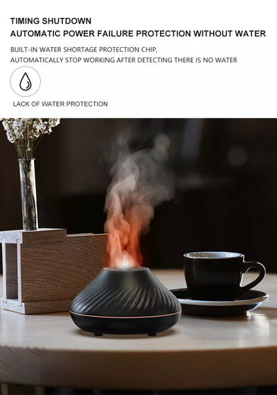 Difusor Humidificador RGB 130ML con Efecto Llama y Aromaterapia - Image 14