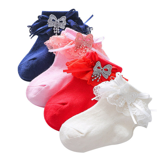Calcetines de Encaje Princesa para Otoño e Invierno - Image 10