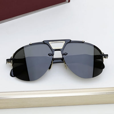 Gafas de Sol Piloto Metal Lujo Ligero - Protección UV Estilo INS - Image 36