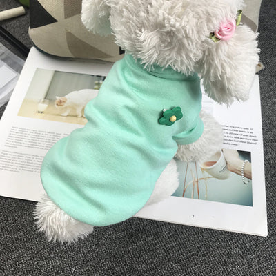 Playera de Algodón para Gato con Diseño de Flor Laga - Image 3