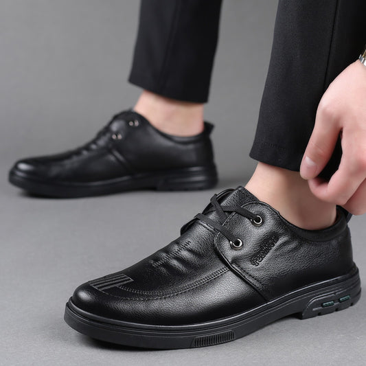 Zapatos Casuales de Cuero Estilo Británico para Hombre