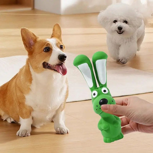 Juguete de Látex para Perros Hipopótamo Chirriante - Juguete Interactivo Suave para Mascotas - Image 20