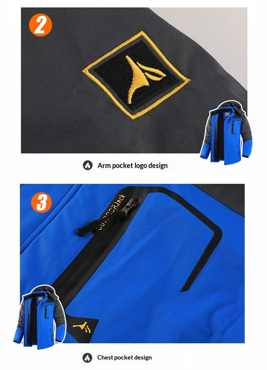 Chaqueta de Montaña Térmica Impermeable con Forro Polar - Image 25