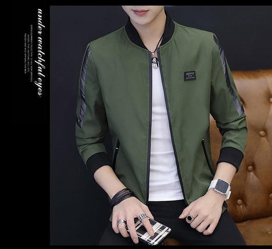 Abrigo Slim Cuello de Pie para Hombre - Elegancia Moderna - Image 11