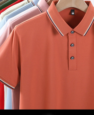 Playera Polo Cuello Clásico de Color Sólido - Image 18