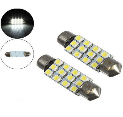 Lámpara LED de Lectura para Auto - Doble Punta 31-41mm 12SMD - Image 3