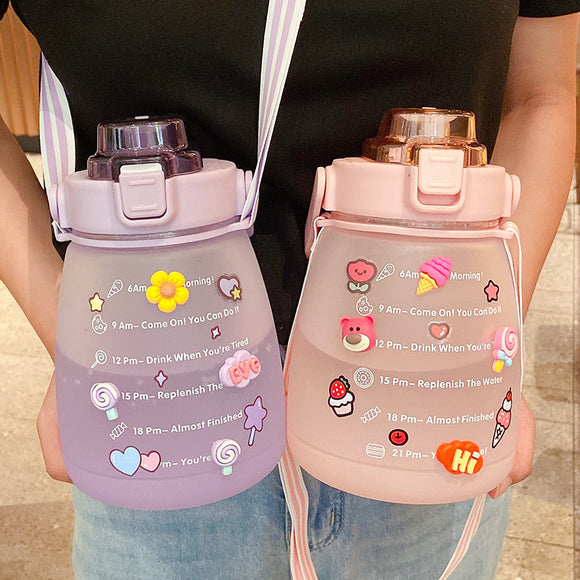 Botella Térmica Infantil con Correa - Gran Capacidad para Actividades al Aire Libre