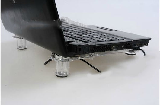 Refrigerador Portátil para Laptop con Tres Ventiladores de Cristal - Image 9