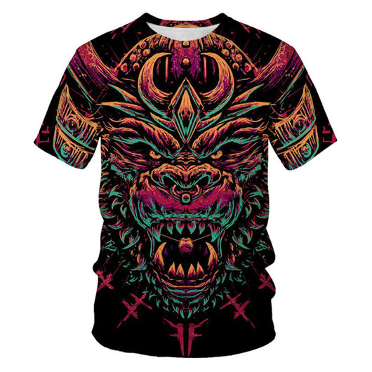Playera Estampada 3D para Hombre - Diseño Digital Moderno - Image 16