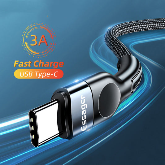 Cable USB-C 3A Modo Privado - Carga Rápida y Transferencia de Datos - Image 2