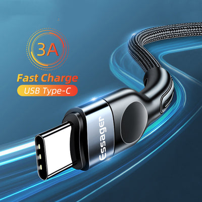 Cable USB-C 3A Modo Privado - Carga Rápida y Transferencia de Datos - Image 2