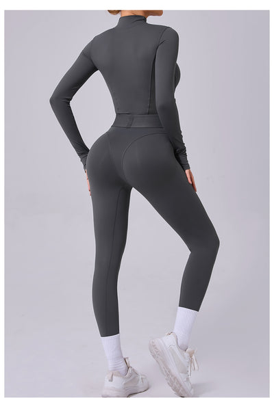 Enterizo de Yoga para Mujer con Malla Transpirable - Image 27