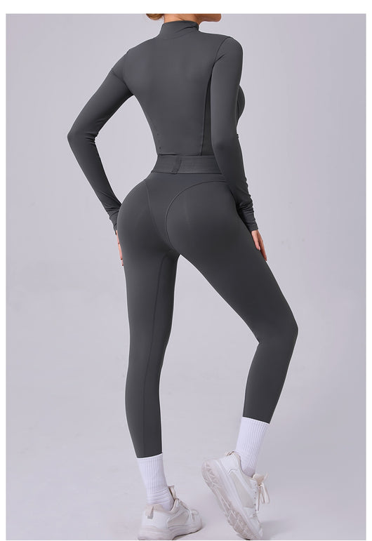 Enterizo de Yoga para Mujer con Malla Transpirable - Image 27