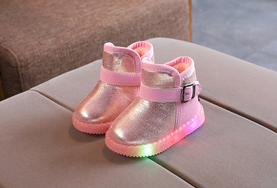 Botas de Nieve para Bebé con Luces LED y Forro de Algodón Suave - Image 7