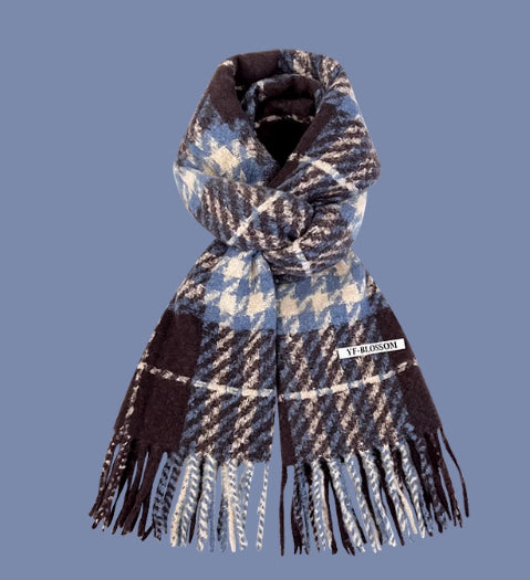 Bufanda Escocesa de Imitación Cachemira para Mujer - Cálida y Versátil - Image 36