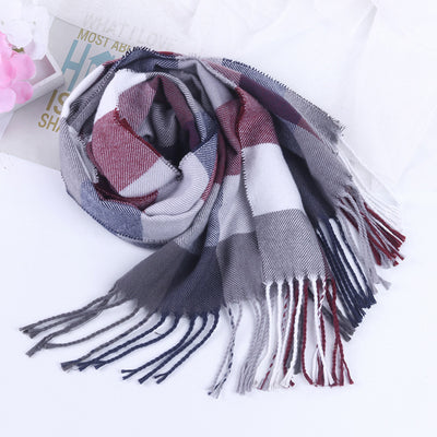 Bufanda Escocesa de Invierno Estilo Británico - Image 18