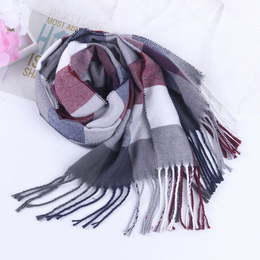 Bufanda Escocesa de Invierno Estilo Británico - Image 18
