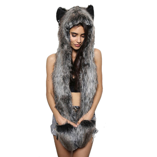 Conjunto Infantil 3 en 1: Gorro, Bufanda y Guantes de Peluche Animal - Image 12