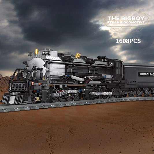 Tren a Vapor con Bloques de Construcción de Precisión