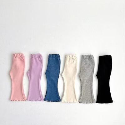 Pantalones Acampanados Estilo Occidental para Niña