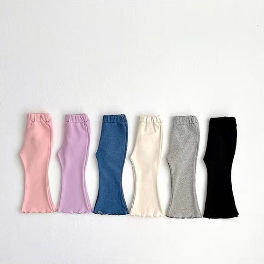 Pantalones Acampanados Estilo Occidental para Niña