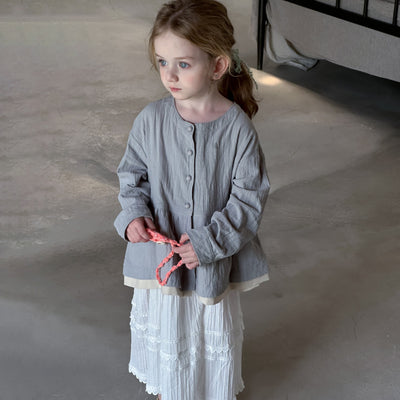 Blusa Infantil Manga Larga Efecto Dos Piezas - Image 37