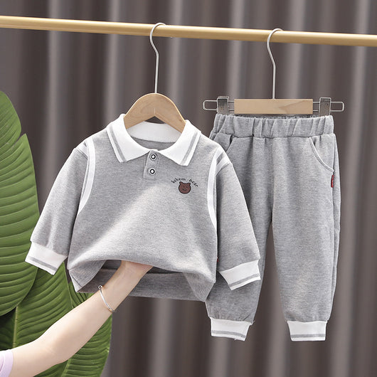 Conjunto Deportivo Infantil de Dos Piezas con Cuello Solapa - Image 8