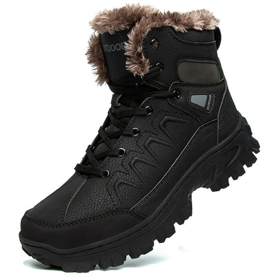 Zapatos Outdoor Altos de Algodón Cálido para Hombre Talla Grande - Image 6