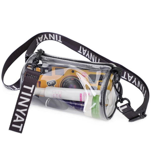 Bolsa Transparente Mini de Hombro para Mujer - Bandolera Portamóvil - Image 3