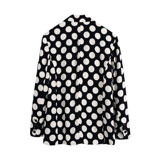 Blazer Suelto Elegante de Botón Único Largo Medio para Mujer - Image 2