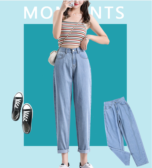 Jeans Holgados de Cintura Alta en Tencel - Comodidad Total - Image 8