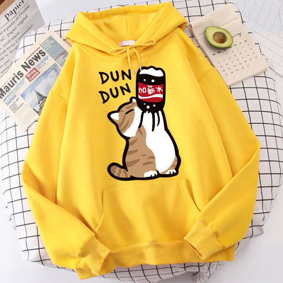 Sudadera con Capucha Gato Divertido - Aumento de Sueldo para Hombre - Image 13