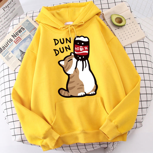 Sudadera con Capucha Gato Divertido - Aumento de Sueldo para Hombre - Image 13