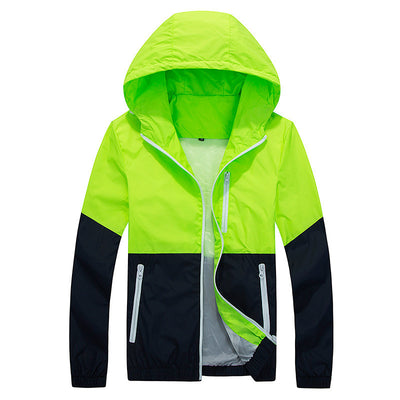Chamarra Impermeable Unisex Primavera Otoño con Capucha - Image 12