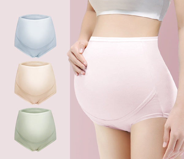 Shorts Maternales de Cintura Alta con Algodón - Talla Grande