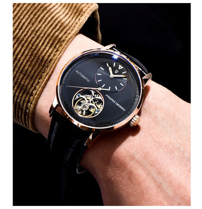 Reloj Automático Tourbillon de Lujo para Hombre con Esfera Luminosa - Image 12
