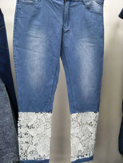 Pantalones Cropped de Encaje Elegante - Image 6