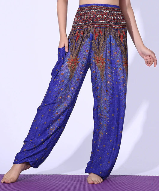 Pantalones de Yoga Pavo Real - Cintura Alta - Image 19