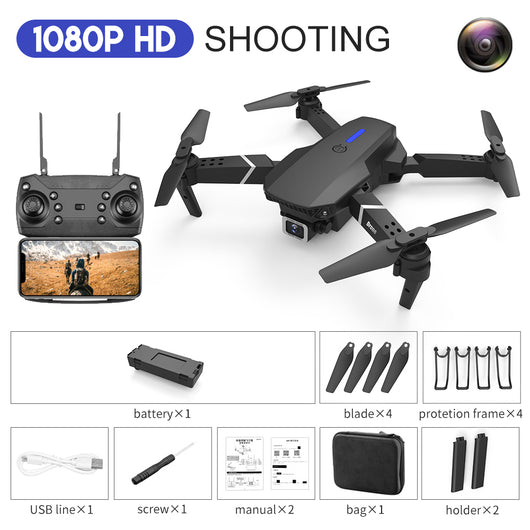 Dron E88 Cámara Dual 4K HD - Fotografía Aérea Profesional con Control Remoto - Image 21