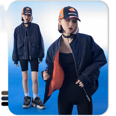 Chaqueta Bomber Colorblock para Hombre - Tendencia Actual - Image 14