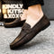 Zapatos Casuales de Cuero Estilo Coreano para Hombre con Suela Suave