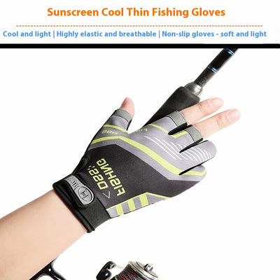 Guantes de Ciclismo y Pesca con Protección Solar y Resistencia al Viento - Image 12
