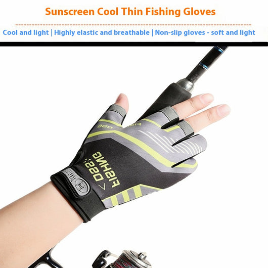 Guantes de Ciclismo y Pesca con Protección Solar y Resistencia al Viento - Image 12