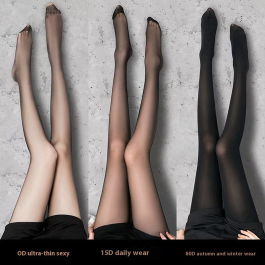 Medias Ultrafinas 0D Seda Negra - Pantimedias Elegantes - Image 22
