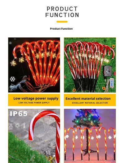 Luces Solares Decorativas LED para Jardín - Diseño Copo de Nieve - Image 15